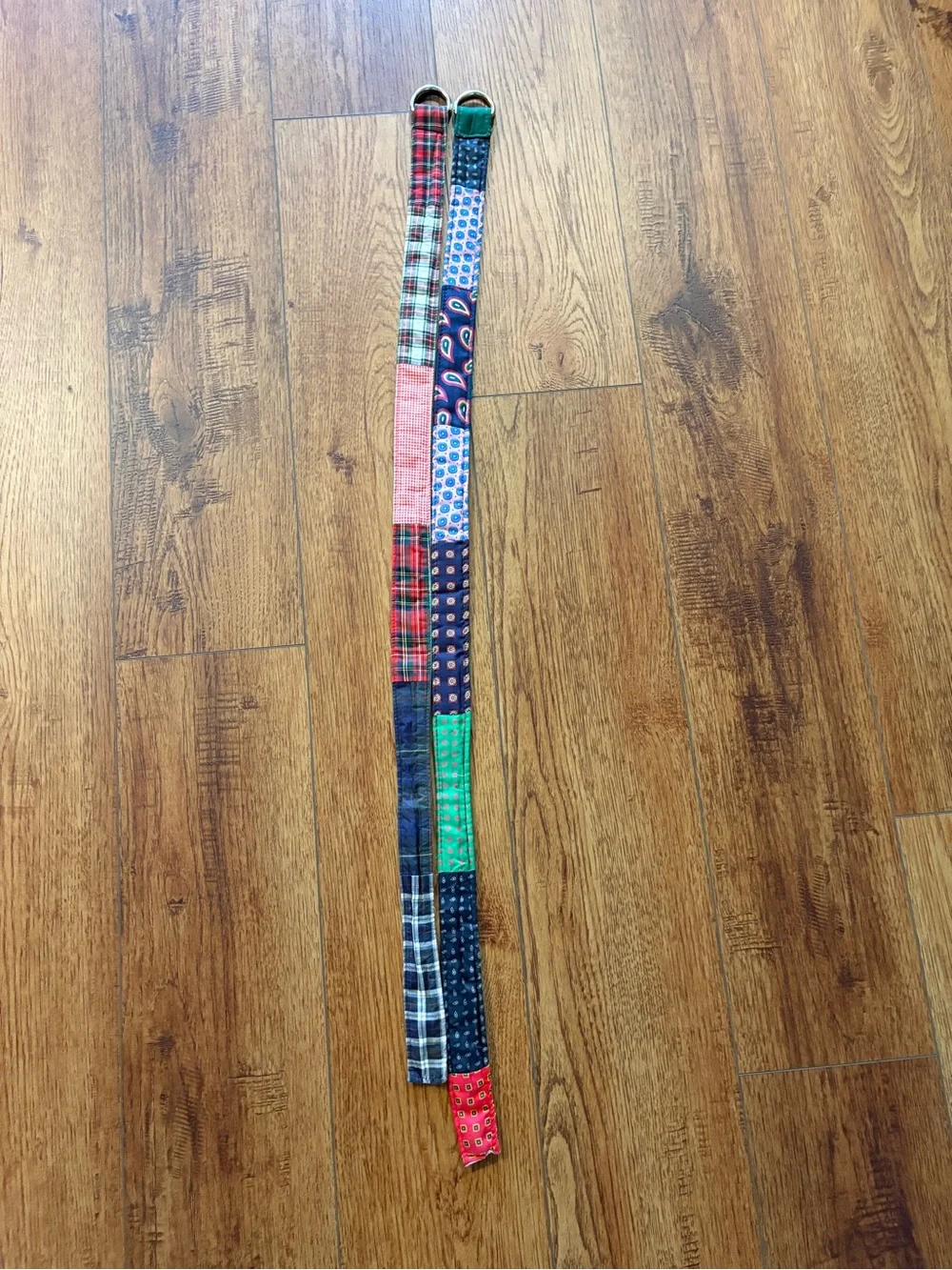 Vintage Patchwork D-Ring Belts – Mostly Monograms Bethesda MD – Set of 2